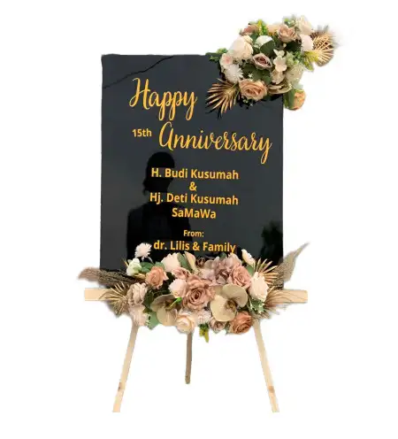 Papan Bunga Akrilik Papungan